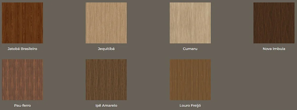 Tabela de cores MDF Arauco — Madeiras Brasileiras