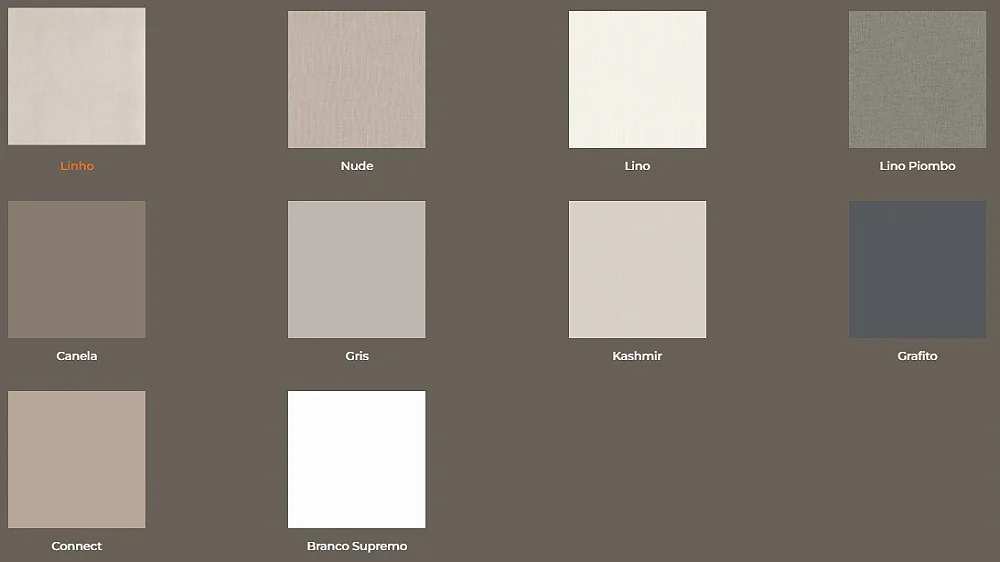 Tabela de cores MDF Arauco — Tecidos e Cores 2