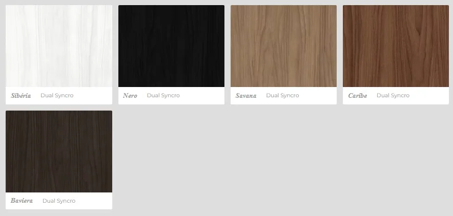 Tabela de cores MDF Guararapes — Dual Syncro